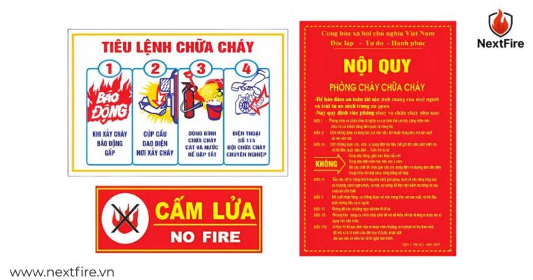 CÁC TIÊU LỆNH CHỮA CHÁY – HƯỚNG DẪN HÀNH ĐỘNG CỨU NGƯỜI, CHỐNG LỬA KỊP THỜI