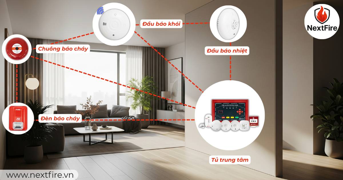 Hệ Thống Báo Cháy Thông Thường – Nguyên Lý, Cấu Tạo Và Ứng Dụng Thực Tế