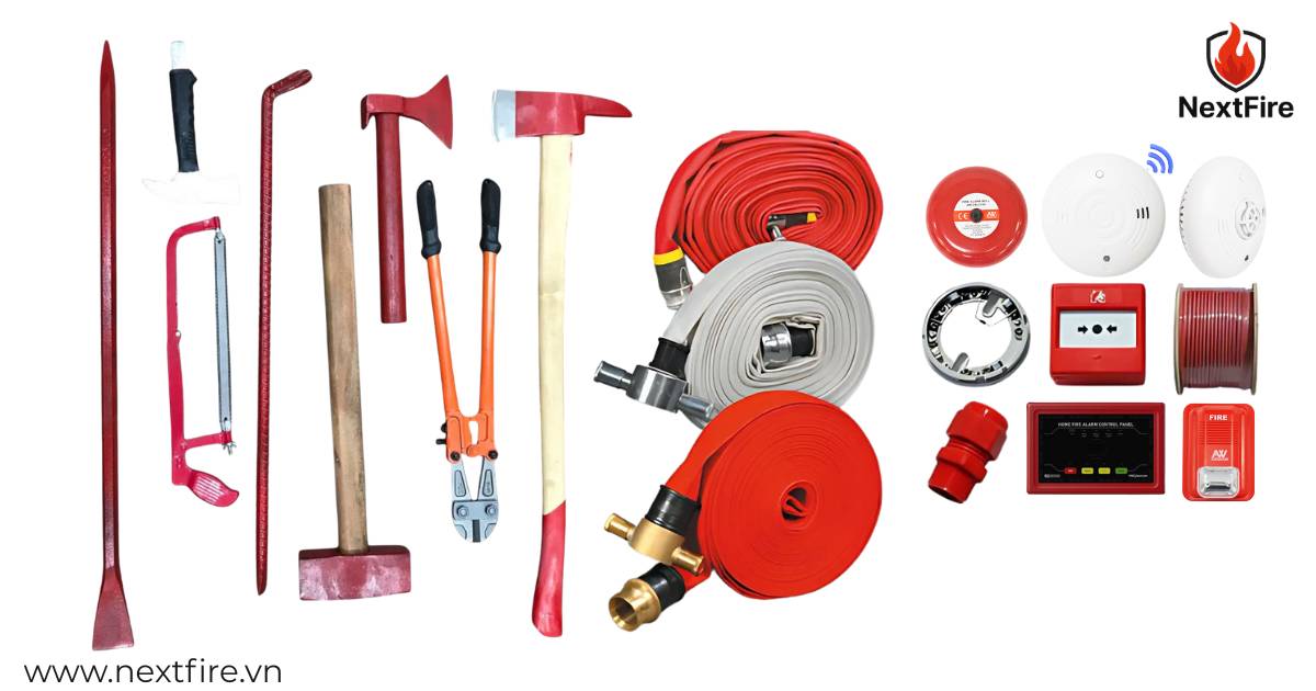 Dụng Cụ Chữa Cháy: Danh Sách Cần Có, Công Dụng & Báo Giá Mới Nhất 2025