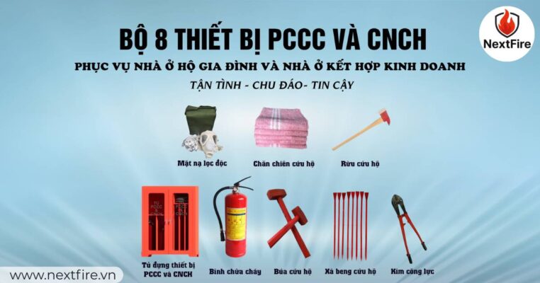 Dụng Cụ Phòng Cháy Chữa Cháy Gia Đình – Trang Bị Cần Thiết Bảo Vệ Người Thân