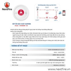 Nút ấn báo cháy SafeFire HM2EB-W